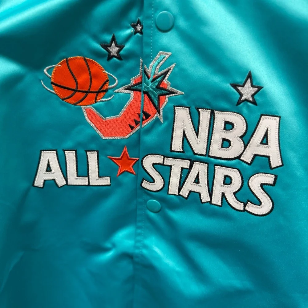 NBA 96 All Star Jacket Mitchell Ness Hardwood Classic Sz 2XL Basketball Jalapeño